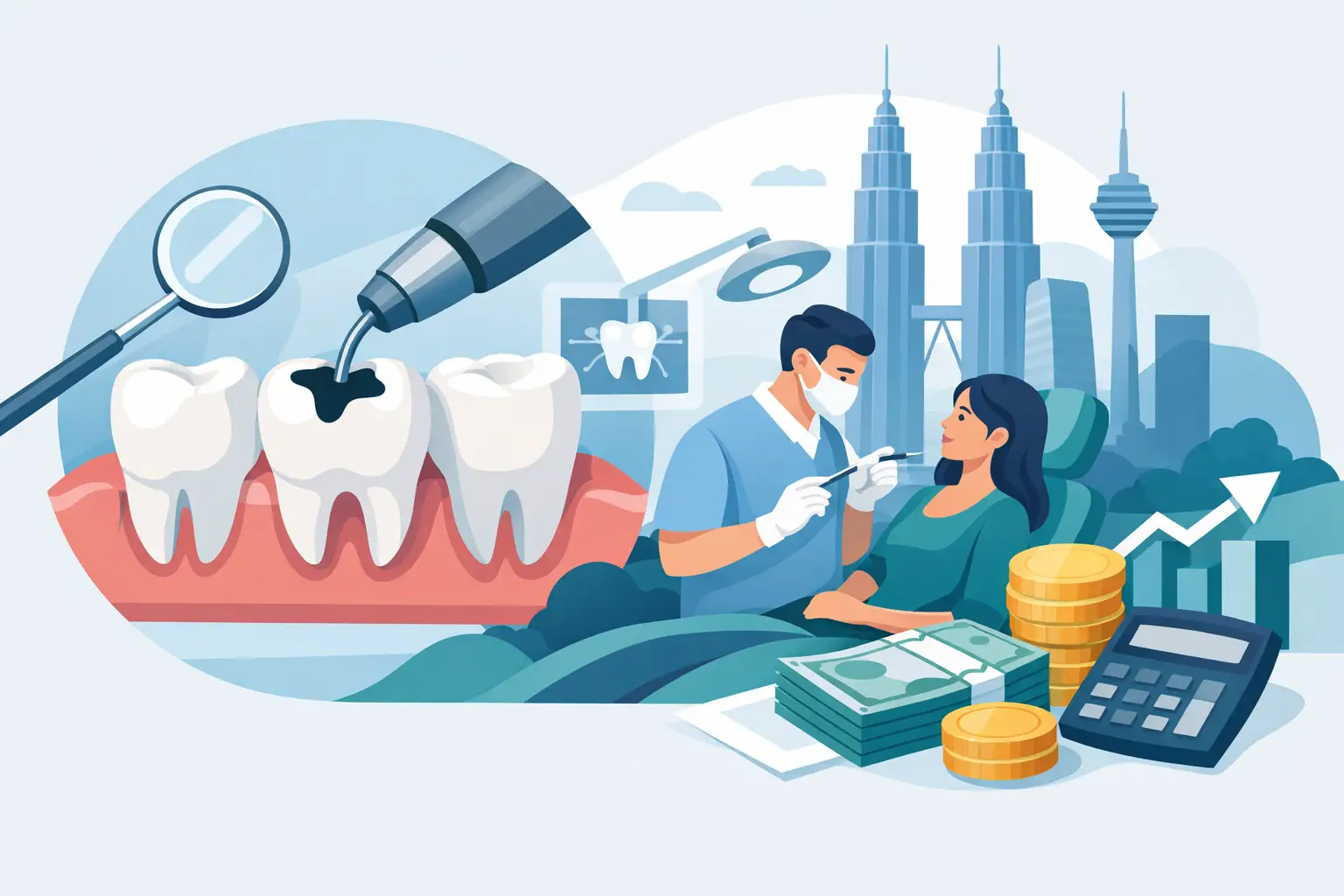 Harga Tampalan Gigi Berlubang di Malaysia